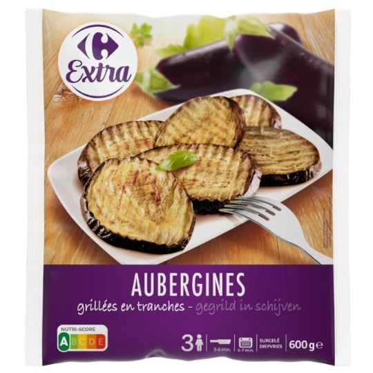 Aubergines grillées en tranches CARREFOUR EXTRA