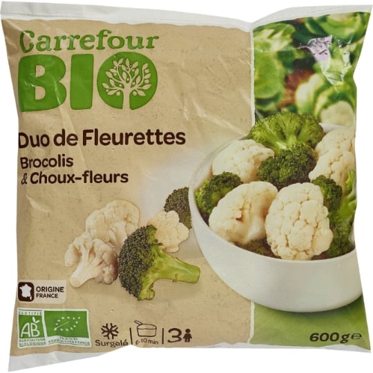 Mélange de Légumes en Fleurettes Bio CARREFOUR BIO