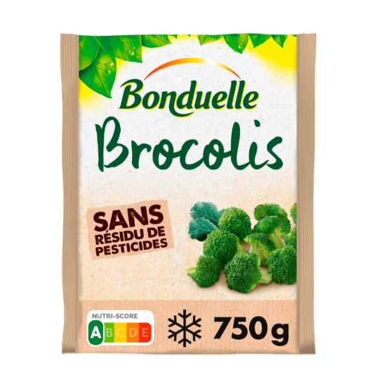 Brocoli en fleurettes sans résidu de pesticides BONDUELLE