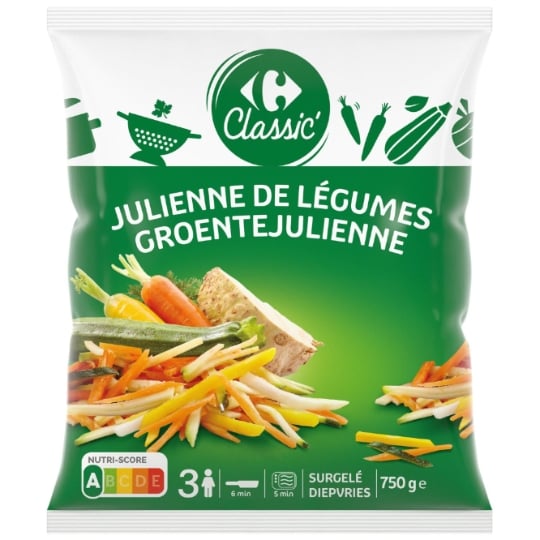Légumes Préparés en Julienne CARREFOUR CLASSIC'