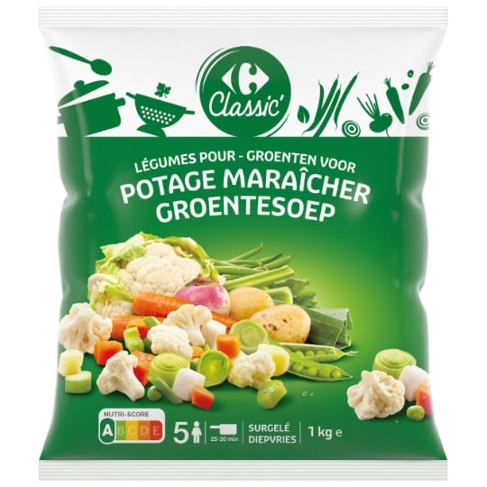 Mélange légumes pour soupe CARREFOUR CLASSIC'