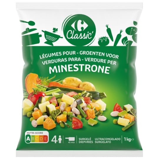 Légumes Préparés pour Minestrone CARREFOUR CLASSIC'