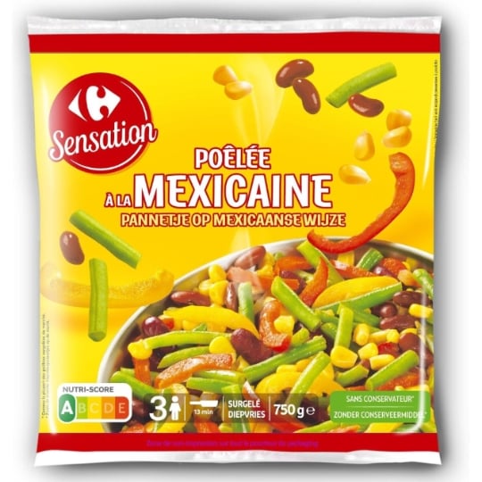 Poêlée de légumes à la mexicaine CARREFOUR SENSATION