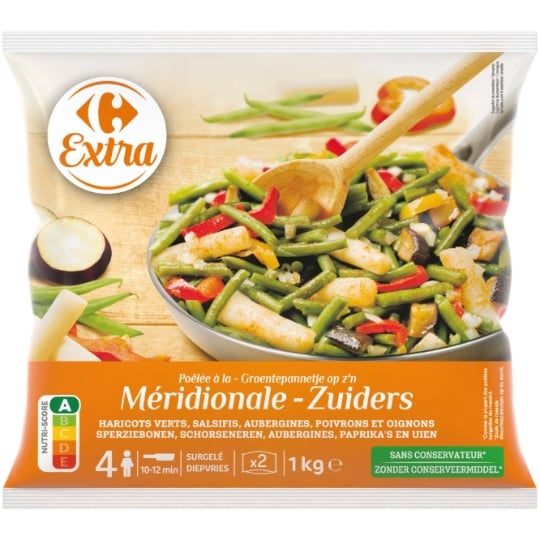 Légumes cuisinés Poêlée Méridionale CARREFOUR EXTRA