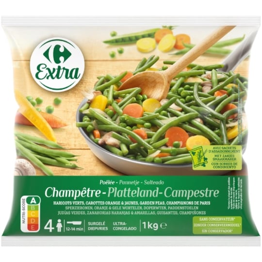 Légumes cuisinés poêlée champêtre CARREFOUR EXTRA