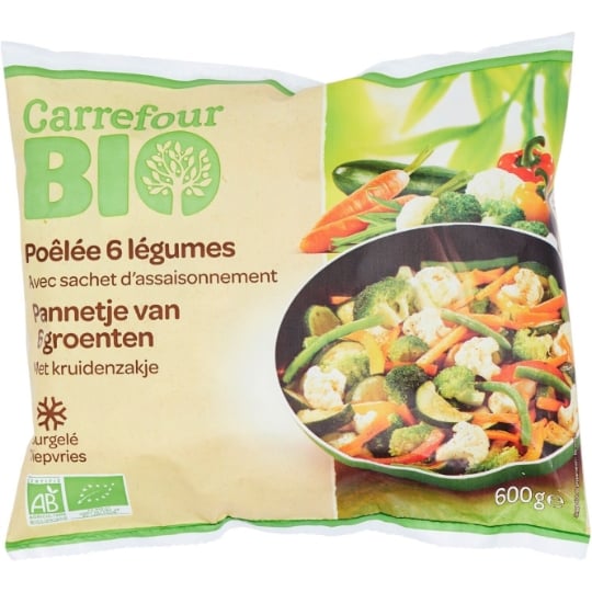 Légumes cuisinés 6 légumes CARREFOUR BIO