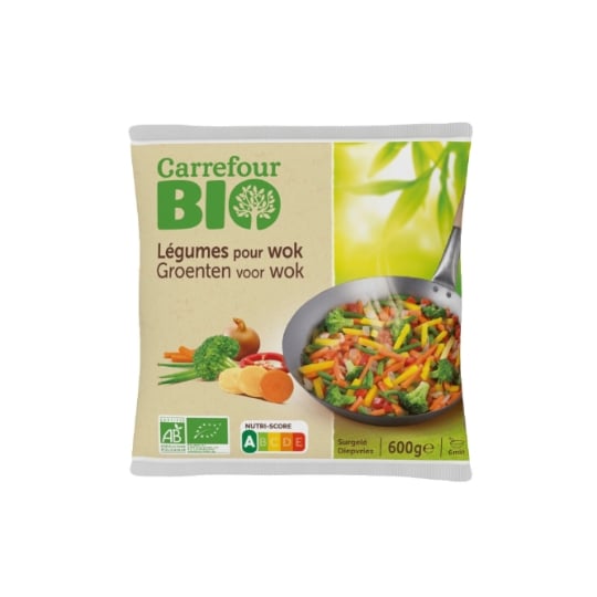 Légumes cuisinés  pour wok Bio CARREFOUR BIO