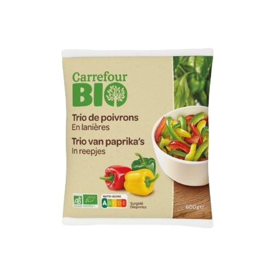 Poivrons en Lanières Bio CARREFOUR BIO