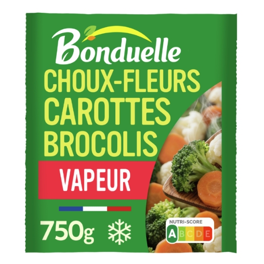 Mélange Légumes Choux-Fleurs Carottes et Brocolis BONDUELLE