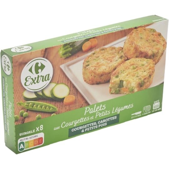 Palets courgettes et petits légumes CARREFOUR EXTRA