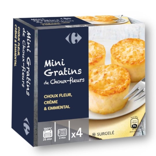Mini Gratins de Choux-Fleur CARREFOUR EXTRA