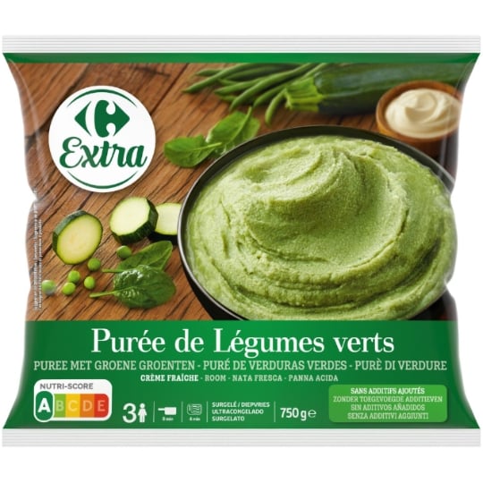 Purée aux légumes verts CARREFOUR CLASSIC'