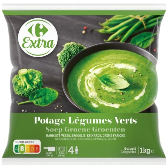 Potage légumes verts CARREFOUR EXTRA
