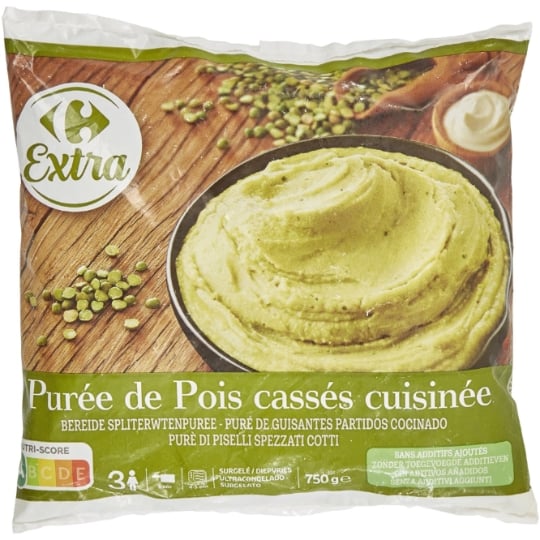 Purée pois cassés cuisinés CARREFOUR EXTRA
