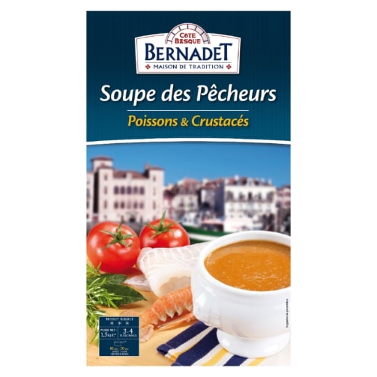 Soupe des Pêcheurs Poissons & Crustacés BERNADET