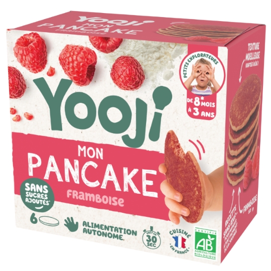 Plat bébé De 8 à 36 mois Pancake Framboise Bio YOOJI