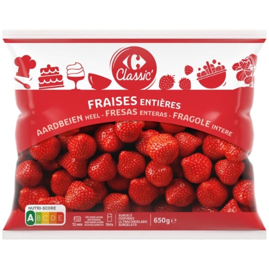 Fraises Entières CARREFOUR CLASSIC'