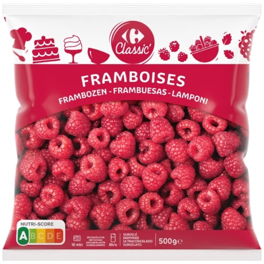 Framboises Entières CARREFOUR CLASSIC'