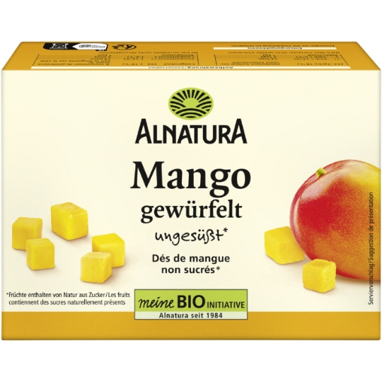 Dés de Mangue Non Sucrés Bio ALNATURA