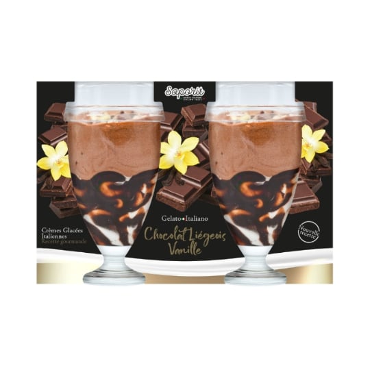 Chocolat liégeois vanille SAPORIT
