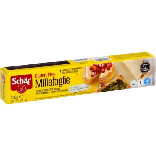 Pâte feuilletée Pâte feuilletée, sans gluten SCHAR