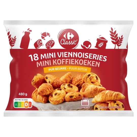 Mini viennoiseries assortiment CARREFOUR