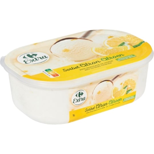 Sorbet en Bac Citron CARREFOUR EXTRA