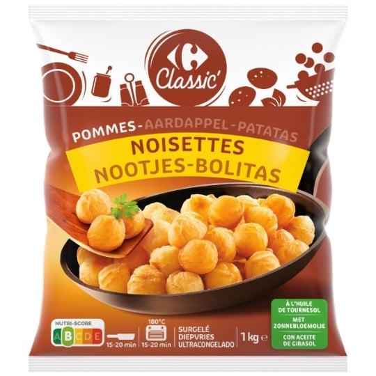 Pommes Noisettes CARREFOUR CLASSIC'