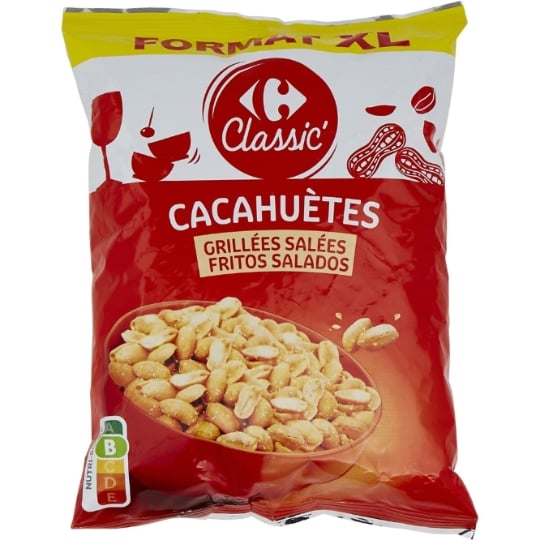 Cacahuètes Grillées et Salées CARREFOUR CLASSIC'