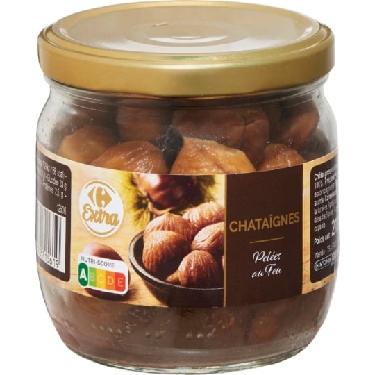 Châtaignes Pelées au Feu CARREFOUR EXTRA