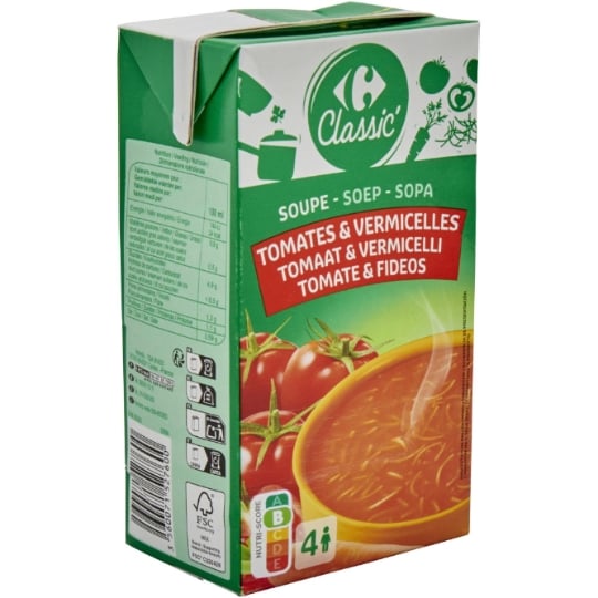 Soupe tomate vermicelles CARREFOUR