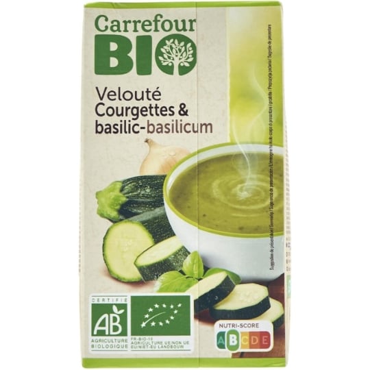 Soupe Velouté Courgettes Basilic CARREFOUR BIO
