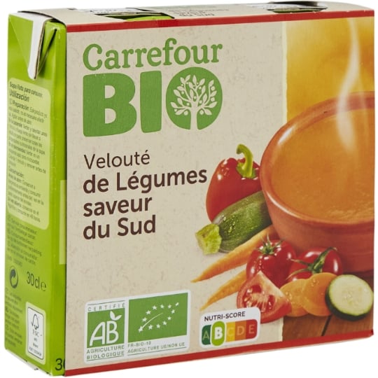 velouté de légumes bio Velouté Légumes Saveurs Sud Bio CARREFOUR BIO