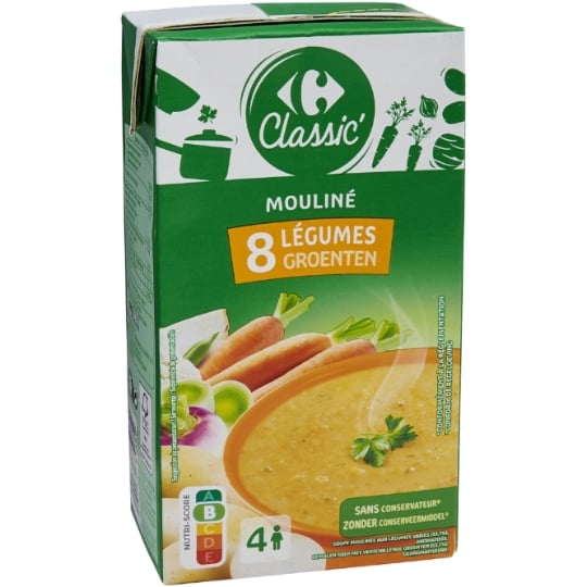 Soupe Mouliné aux 8 Légumes CARREFOUR CLASSIC'