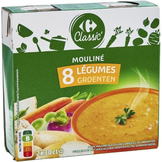 Soupe Mouliné aux 8 Légumes CARREFOUR CLASSIC'