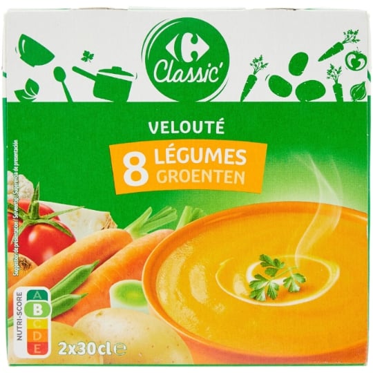Soupe Velouté aux 8 Légumes CARREFOUR CLASSIC'