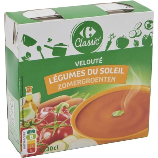 Soupe Velouté Légumes du Soleil CARREFOUR CLASSIC'