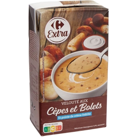 Soupe Velouté Cèpes Bolets CARREFOUR EXTRA