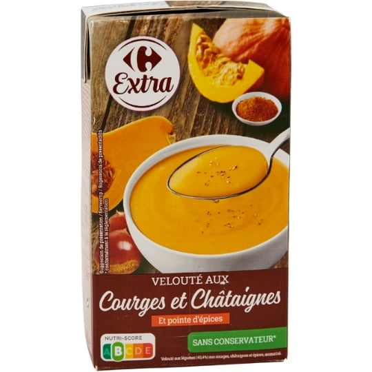 Soupe Velouté Courges Châtaignes CARREFOUR EXTRA