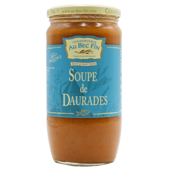 Soupe Velouté Daurades, Crabes, Vin Blanc CONSERVERIE AU BEC FIN