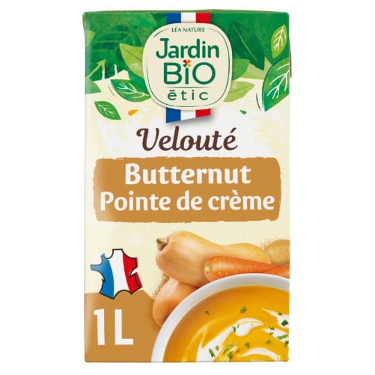 Velouté butternut pointe de crème Bio JARDIN BIO