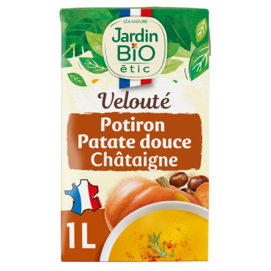 Velouté potiron patate douce châtaigne Bio JARDIN BIO