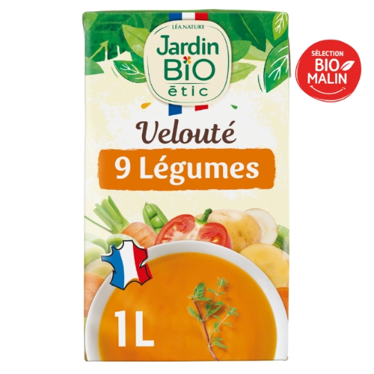 Soupe 9 légumes Bio JARDIN BIO