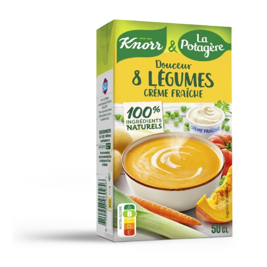 Soupe Douceur 8 Légumes KNORR & LA POTAGERE