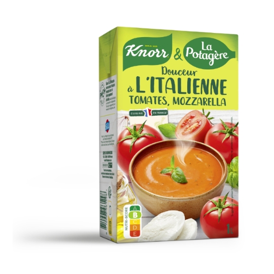 Soupe Velouté Tomates Mozzarella Basilic KNORR & LA POTAGERE