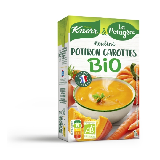 Soupe Mouliné Potiron Carotte Oignon Bio KNORR & LA POTAGERE