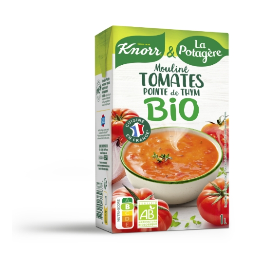 Soupe Mouliné Tomates Oignons Thym Bio KNORR & LA POTAGERE