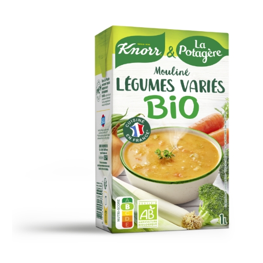 Soupe Mouliné Légumes Variés Bio KNORR & LA POTAGERE