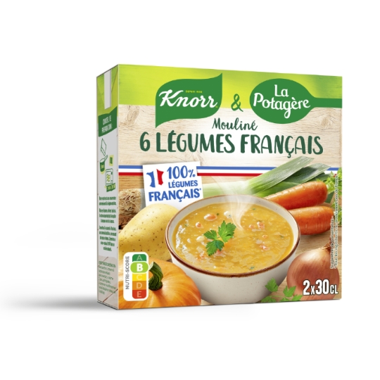 Soupe Mouliné Pomme de Terre, Carotte et Poireau KNORR & LA POTAGERE