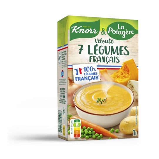 Soupe Velouté Carotte, Pomme de Terre, Potiron KNORR & LA POTAGERE
